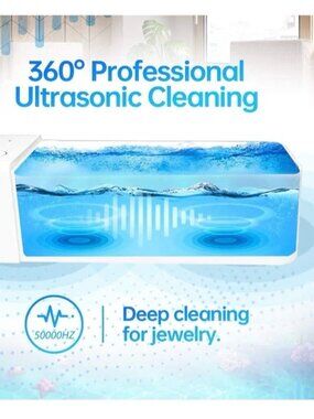 Small Ultrasonic Cleaner – Jewelry, Glasses, Watches & More – New in Box